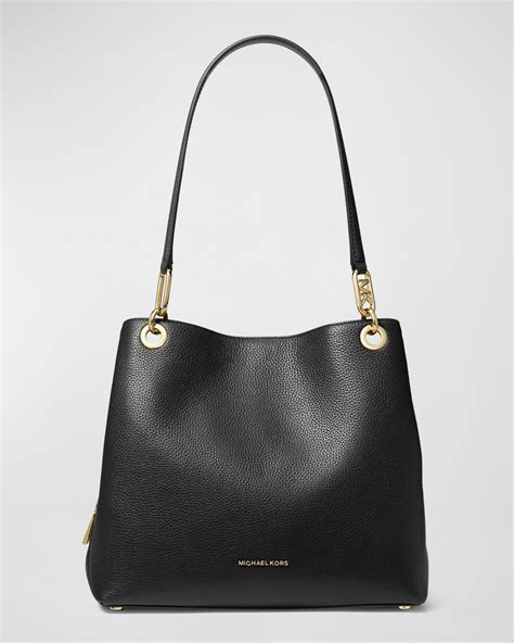 michael kors leather tote bags macys|Michael Kors large monogram tote.